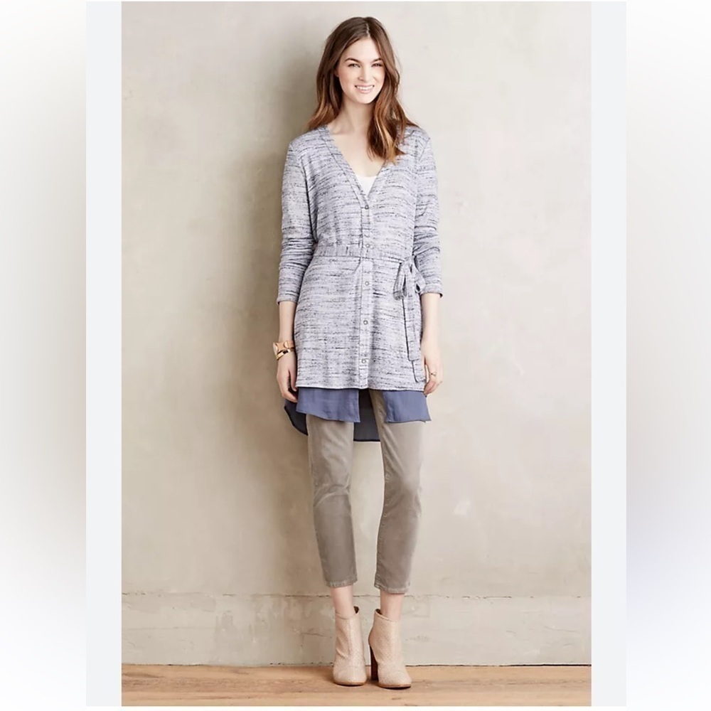 Anthropologie Dolan Nomi Knit Cardigan Belted